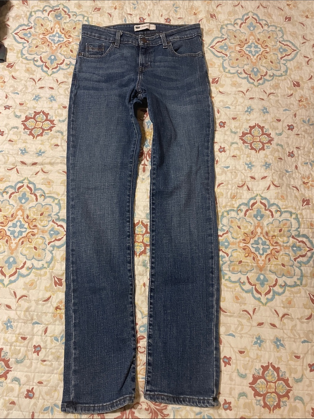 Levi's Straight Leg Women's Jeans - Dark Blue Wash